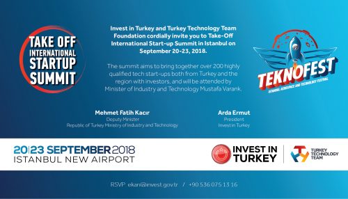 TEKNOFEST Estambul, Take-Off International Start-Up Summit tendrá lugar entre 20 y 23 septiembre en Estambul