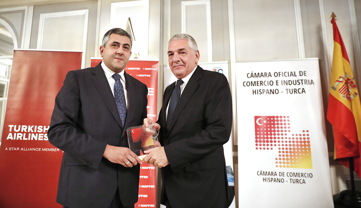 Premios Cámara de Comercio Hispano-Turca. Categoría Mérito Personal. 2018